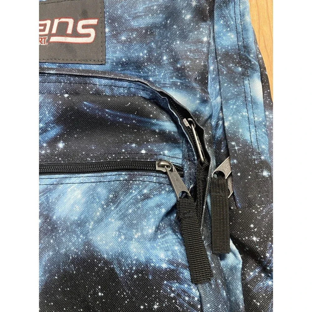 JanSport Trans Galaxy Backpack Laptop Space Cosmos Book Bag